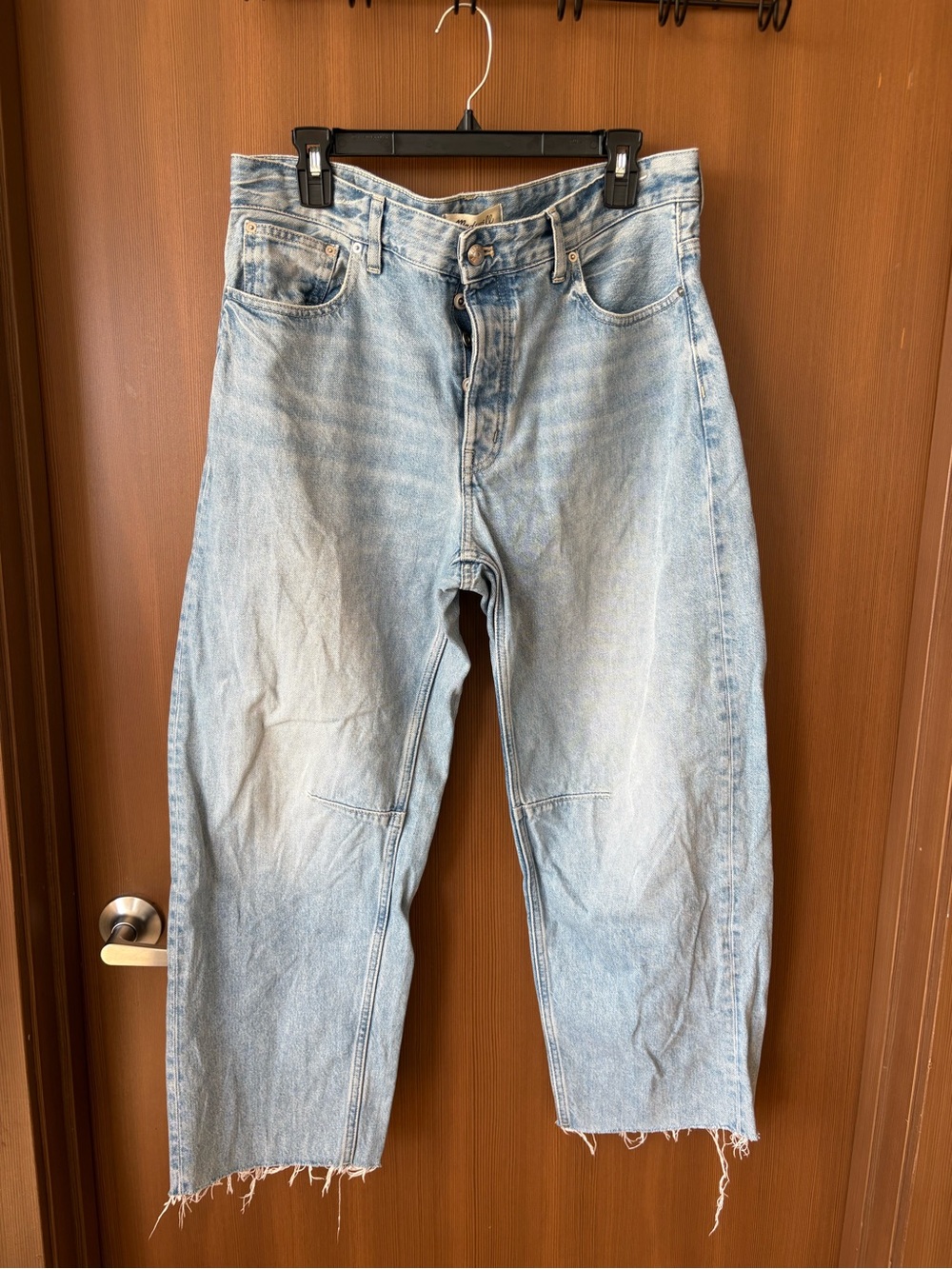 Madewell Light Wash Straight Leg Jeans